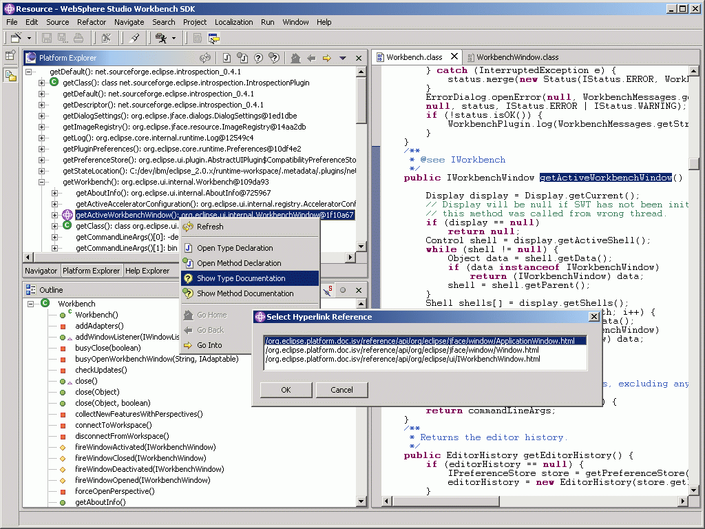 Platform Explorer View